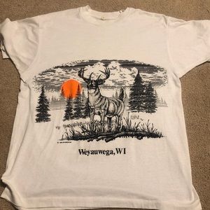 Vintage 1989 Weyauwrga Wisconsin shirt